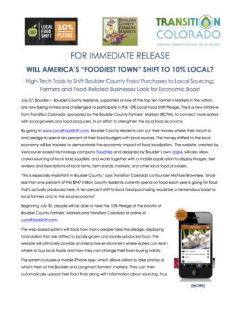 Bcfm And 10 Percent Pledge Press Release4