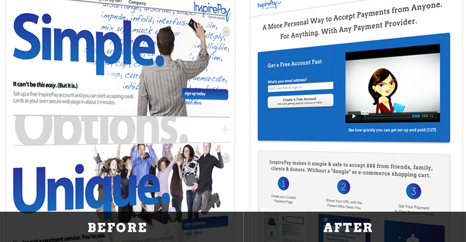 Inspirepay Before After